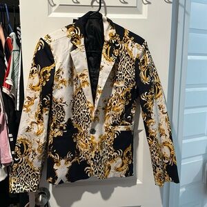 Versace inspired blazer jacket